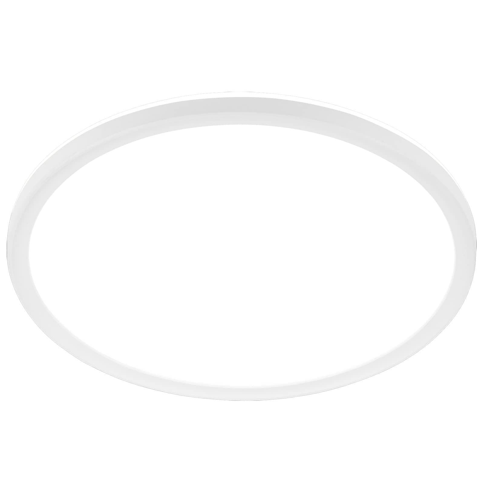 BRILONER Leuchten LED Ceiling Panel, Ceiling Light, Ceiling lamp incl. backlighting Effect, 22 watts, 3,000 lumens, 4,000 Kelvin, White, Round, Ø 42cm