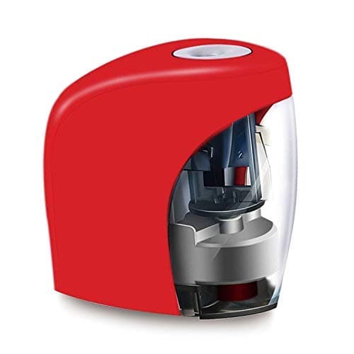 Electric Pencil Sharpener, Small and Portable Pencil Sharpener for NO.2 Pencils and Colored Pencils, Auto Feature and Durable for Classroom, Home and Office, USB Cable Included
