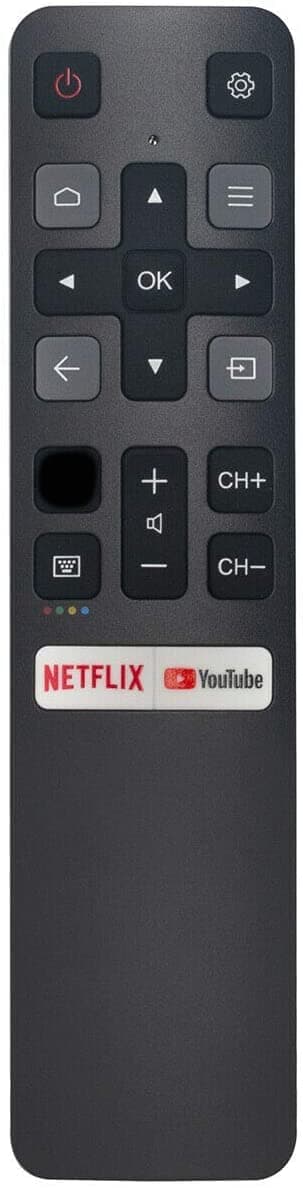 Basic IR Replacement Remote for TCL Android TV & TCL Google TV Without Voice Command
