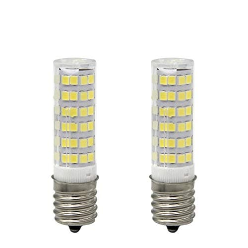 LED Daylight Bulb with E17 Intermediate Base,120 Volt,5000k,550lm,Equivalent 40w to 60 watt Incandescent,Replaces T7/T8/S11 Light Bulb (Pack of 2)