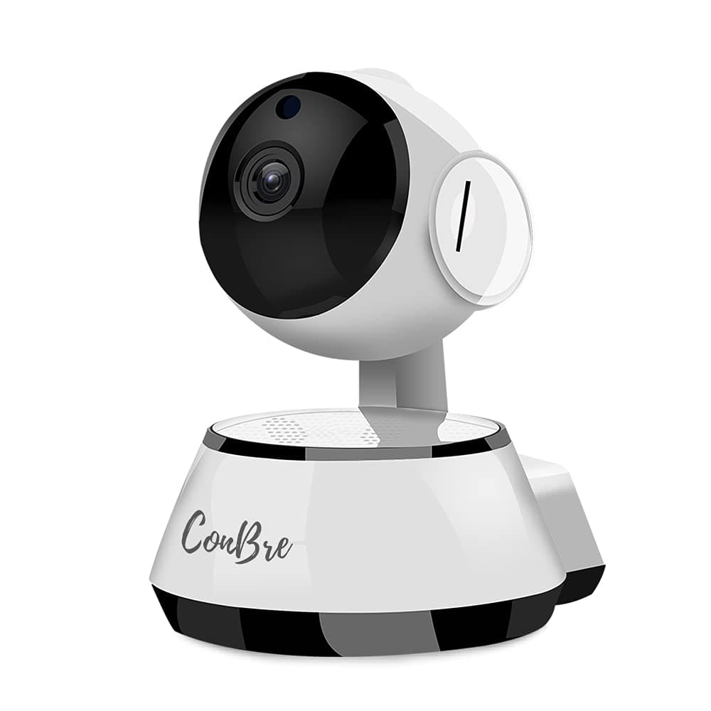 Conbre MiniXR V380 Pro Wireless HD Security CCTV Camera | 360° with Pan Tilt | Two Way Communication | Motion Alert | Night Vision | SD Card (Upto 128 GB)