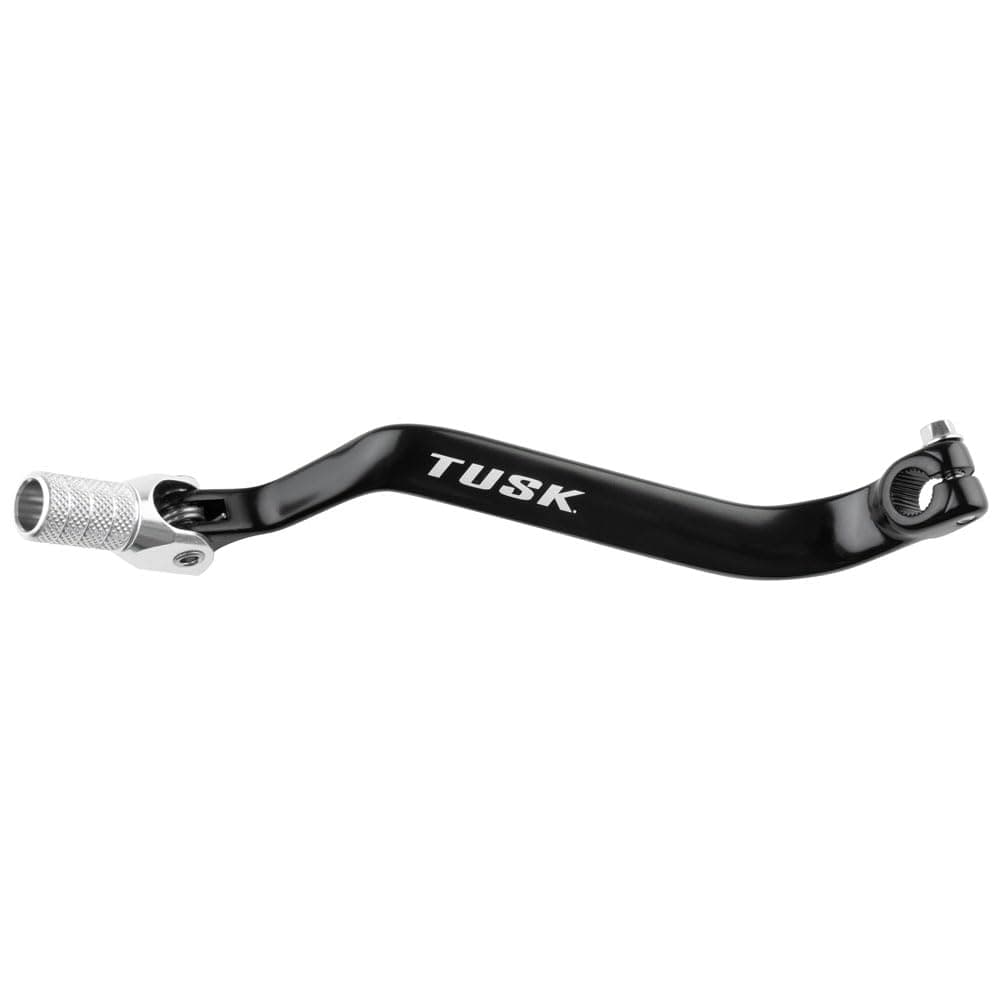 Tusk Folding Shift Lever +10mm Black/Silver Tip KLR 650