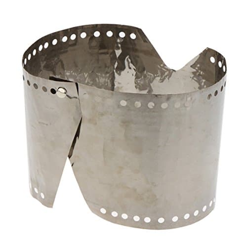 Cikou Super Lightweight Compact Folding Camp Stove Windscreen Titanium