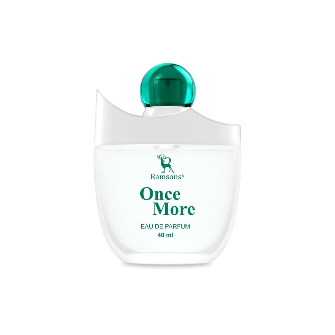 ONCE MORE Eau De Parfum | 40 ML | Perfume For Men | TN - Bergamot, Peach, Plum, Orange Blossom | MN - Mimosa, Vanilla Flower, Jasmine, Freesia, Rose | BN - Leather, Vanilla, Musk, Amber