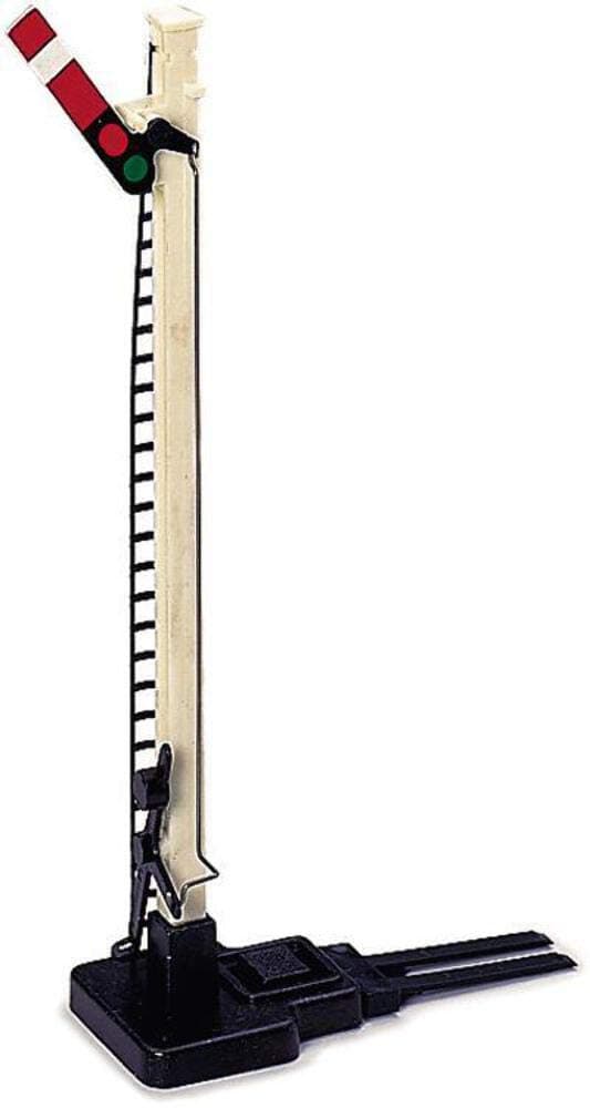 HORNBYSingle Home Signal Display OO Scale Model Train Track Accessory R171 Small, White & Red