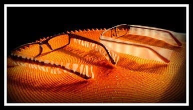 EyeWear Sleeves (500 COUNT BOX, VARIEGATED STRIPE-WHITE)