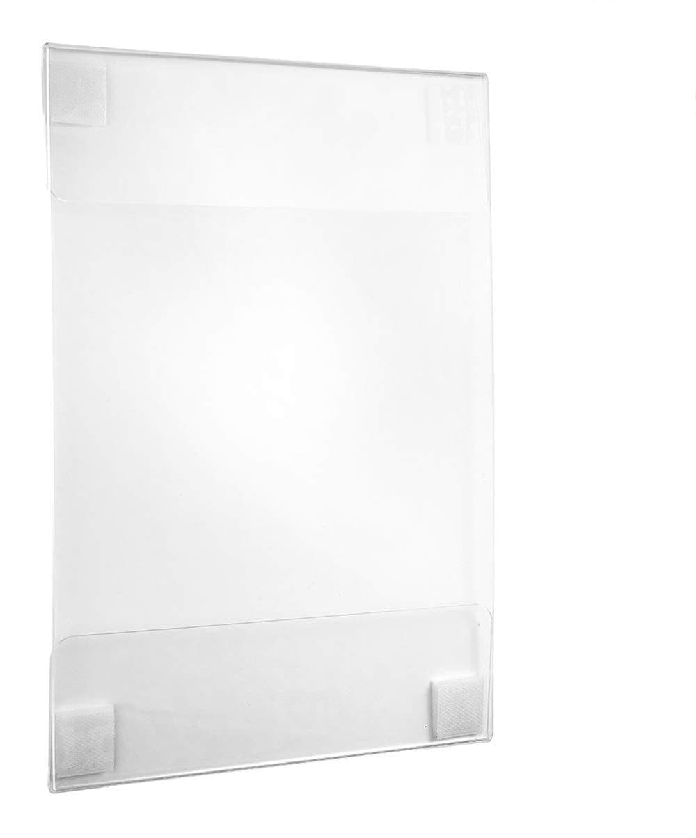 Acrylic Wall Sign Holders (4 Pack), 8.5 x 11 Inches.