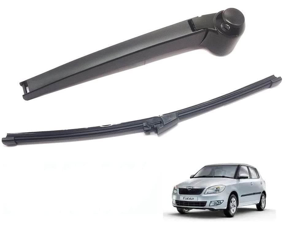 Kylo Rear Windshield Wiper Arm and Blade set Kit | Dicky/Diggi Arm and Blade Set | Back Wiper Kit - Replacement for Fabia
