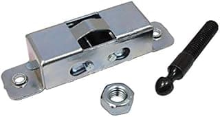 Door Latch Catch with Metal Rollers, Striker Pin & Nut Kit for Rangemaster Classic, Professional Oven Cookers (Alt to A092046)