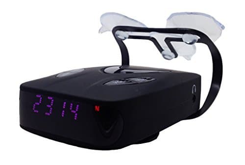 DriveSmart Pro Deluxe Edition - GPS Speed Camera & Red Light Camera Detector. Includes Windscreen Mount & Hardwire Cable