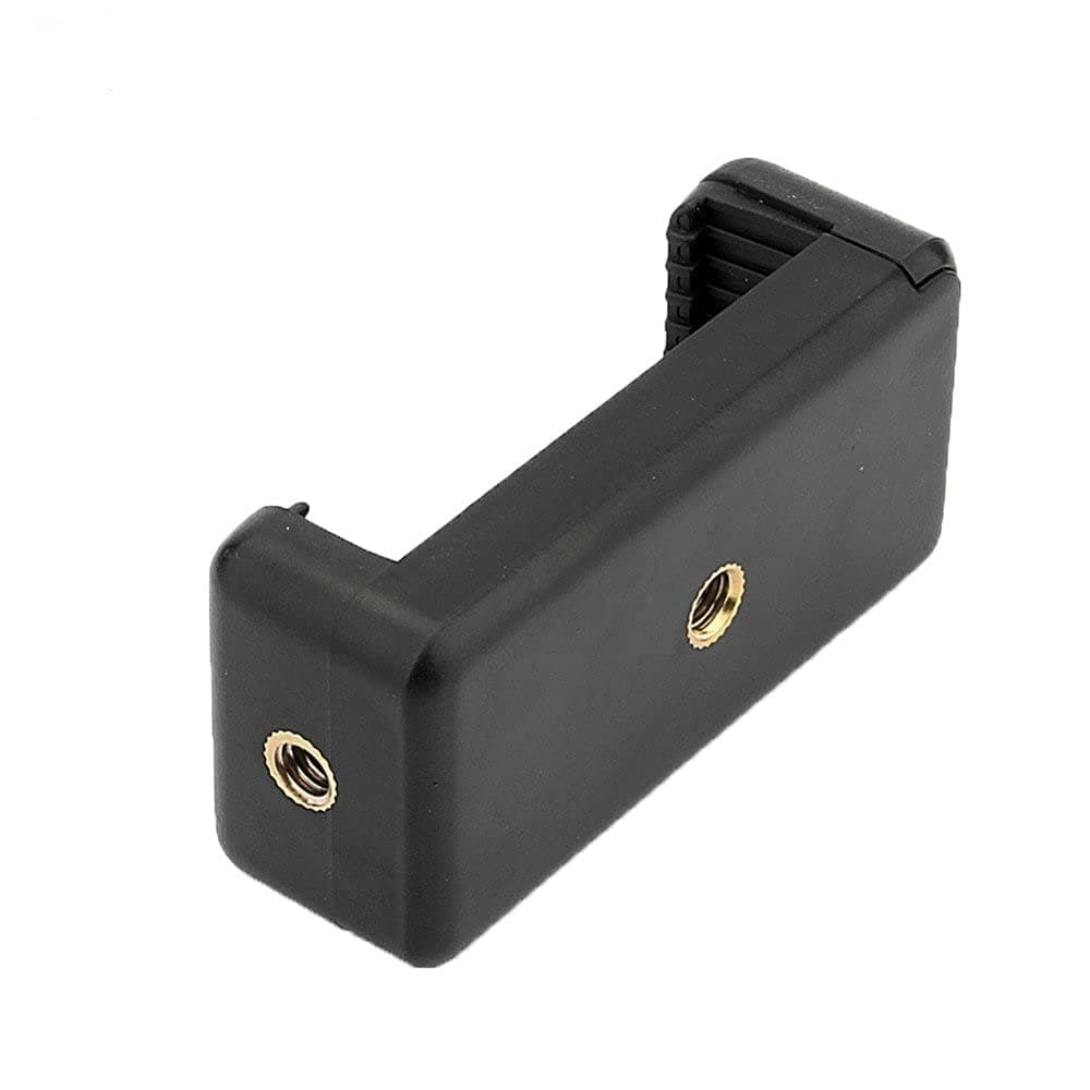 Shahn Camera Stand Clip Bracket Holder Tripod Monopod Mount Adapter for Mobile Phone (Selfie Bracket with 2 Side Screw)