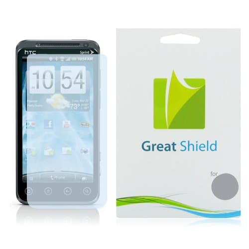 GreatShield Ultra Smooth Clear Screen Protector Film for HTC EVO 3D (3 Pack)