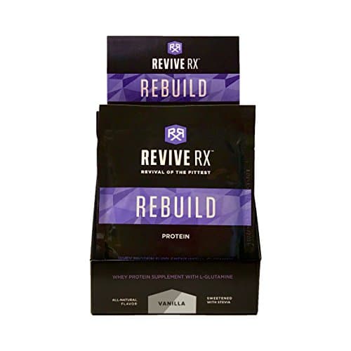 Revive Rx Rebuild Whey Protein Isolate Singles 39 Grams Each (8 Pack), Vanilla
