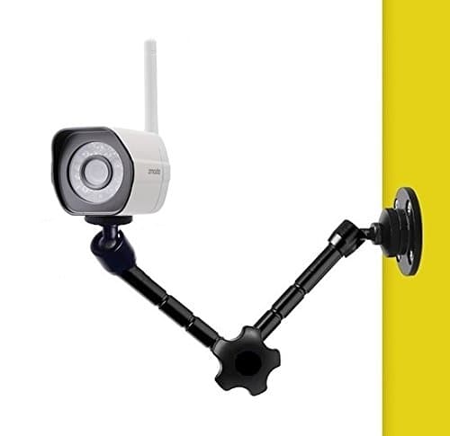 11 Inch Wall,Tree,Hunting Articulating Magic Arm Mount Holder Stand for Indoor, Outdoor IP Cameras, Security Cameras,Surveillance Cameras(1/4'' Screw)