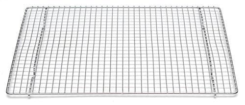 Professional Cross Wire Cooling Rack Half Sheet Pan Grate - 16-1/2" x 12" Drip Screen 2 Pack by Libertyware