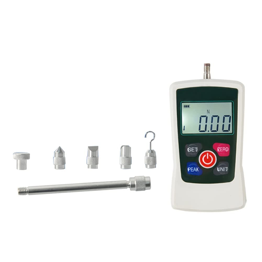 100N Digital Force Gauge Push and Pull Tester with 4 Measurement Units N Kg Lb Oz, Accuracy ±1%