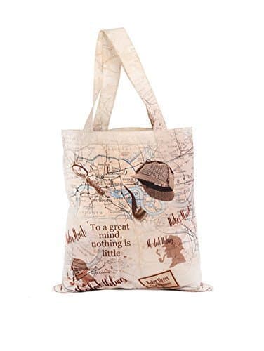 Sherlock Holmes Literary Tote Bag