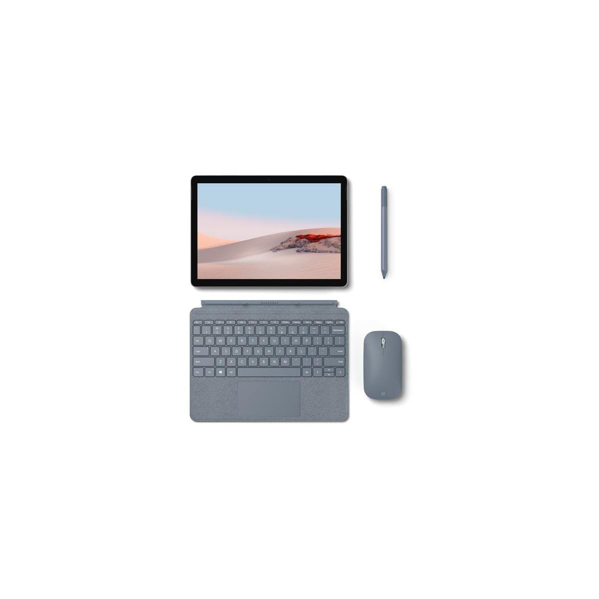 Microsoft Surface Go 2 Tablet 4G LTE Intel Core m3-8100Y 8GB RAM 256GB SSD 10.5" FHD Windows 10 Pro Silver - SUG-00002
