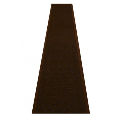 47 Sizes Available - Aztec Dark Brown - Sisal Style Carpet Runner Rug Door Mat - Any Length Runners for Hall, Hallways, Passage, Corridor, Kitchen, Caravans