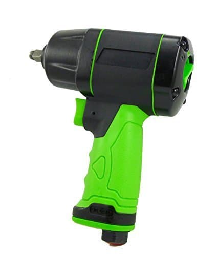 DP Dynamic Power 3/8'' Air Impact Wrench 480 ft-lb of torque. Bulit-in Power Regulartor to Control Speed and Torque. D-63061
