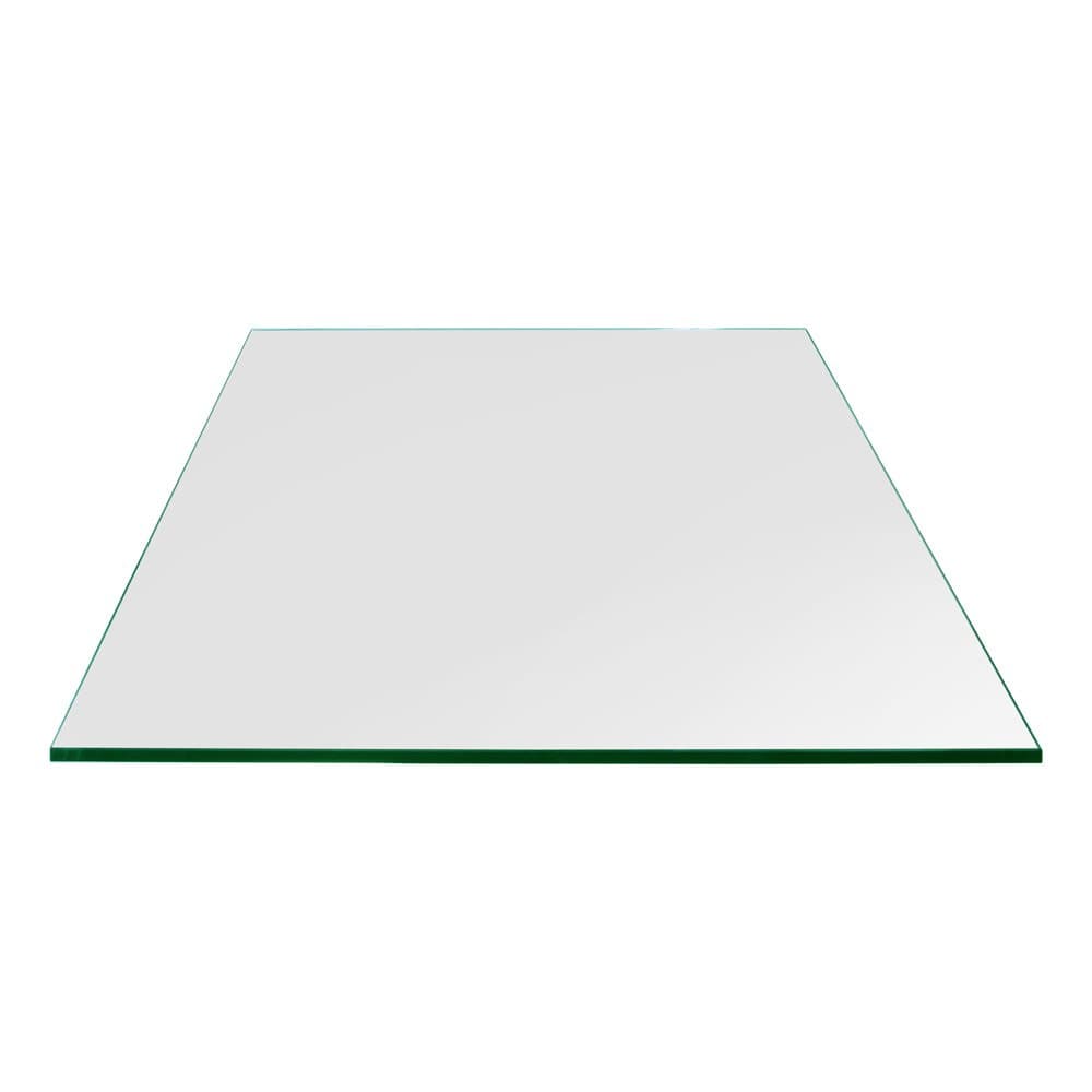 Round Glass Table Top, 1/4" (6mm) Thick, Flat Polish, Tempered Glass 32 Inches T32SQ6MMFPTEM-T
