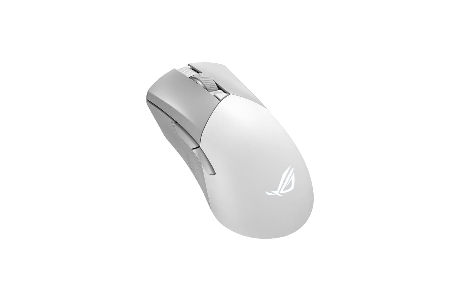 ROG Gladius III Wireless AimPoint Gaming Mouse, Connectivity (2.4GHz RF, Bluetooth, Wired), 36000 DPI sensor, 6 programmable buttons, ROG SpeedNova, Replaceable switches, Paracord cable, White