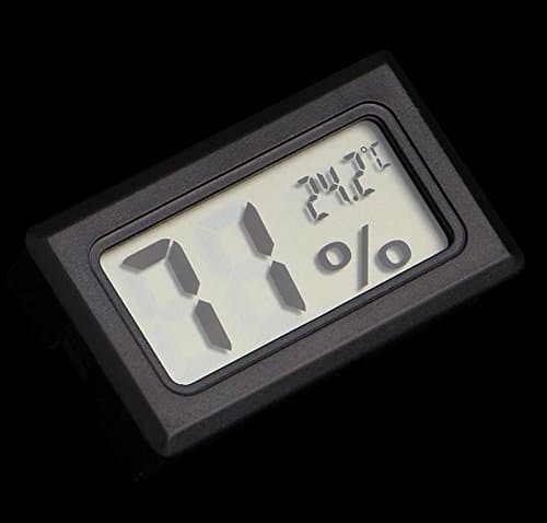 Duolaimai Ultra-Compact Mini Electronic Hygrometer Temperature and Humidity Meter with Dew