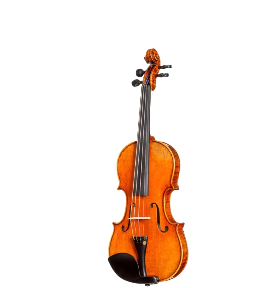 D Z Strad 4/4 Full Size Violin Model 250 with Case, 2 Bows, Shoulder Rest, and Rosin