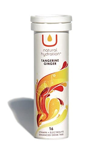 U Natural Tangerine Ginger Hydration Drink, 16-Count