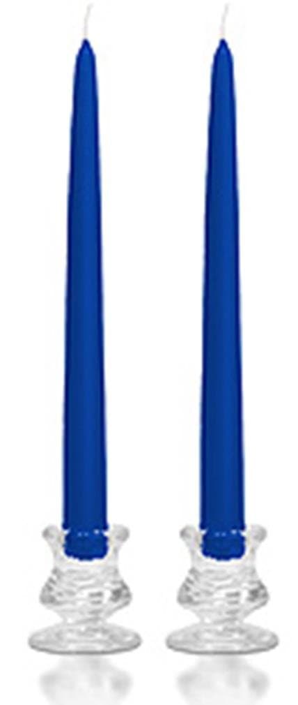 12 Inch Royal Blue Taper Candles