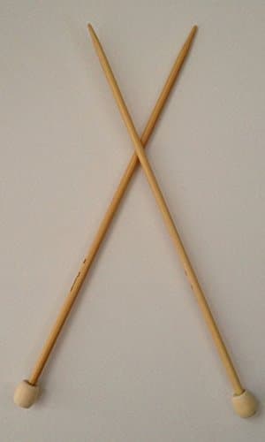 1 Pieces Professional Crochet Hooks 6" in length Single Pointed Bamboo Knitting Needle US Size 2.5 (3.0mm) Handle Needlecrafts Yarn Crocheting Needles Crafts Project