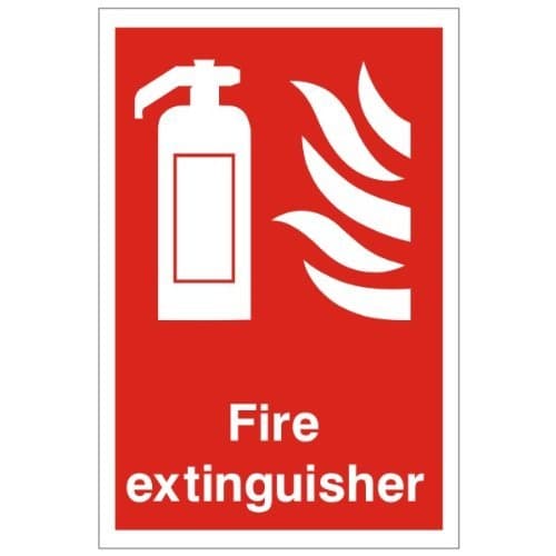 Fire Extinguisher' Sign 200x300 Rigid Plastic
