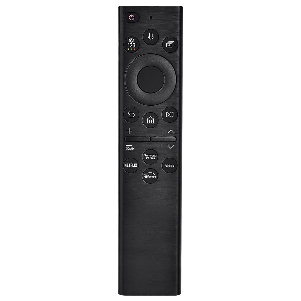 NETTECH For Samsung TV Remote Replacement, For 2019-2024 Samsung Remote Control For Smart TV With Voice Control. No Solarcell. 2-Year Warranty., Black