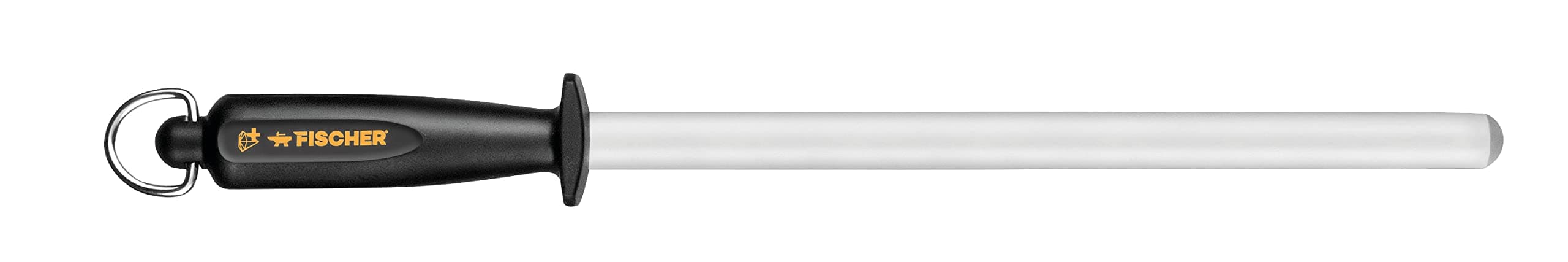 11-Inch Diamond Sharpening Steel, with Chrome Coating