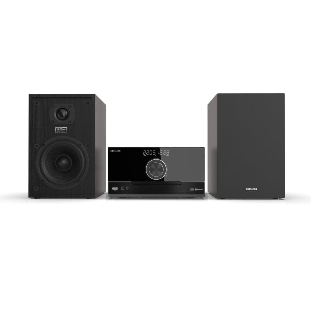 AIWA MSBTU-600 Micro System, Bluetooth, CD, USB, AUX IN, Output Power 2 x 50 W RMS, Colour: Black