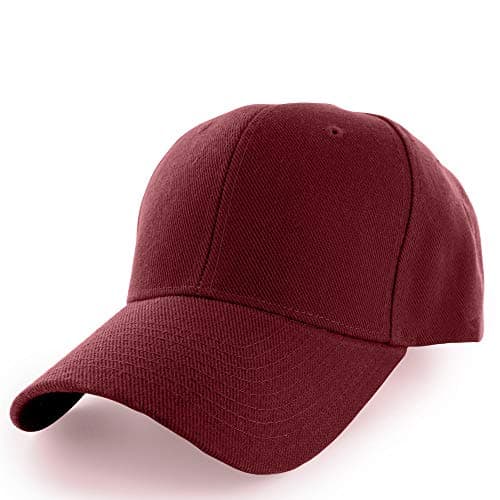 Plain Baseball Cap Adjustable Men Women Unisex | Blank Hat | Classic 6-Panel Hat | Outdoor Sports Wear (20+Colors)