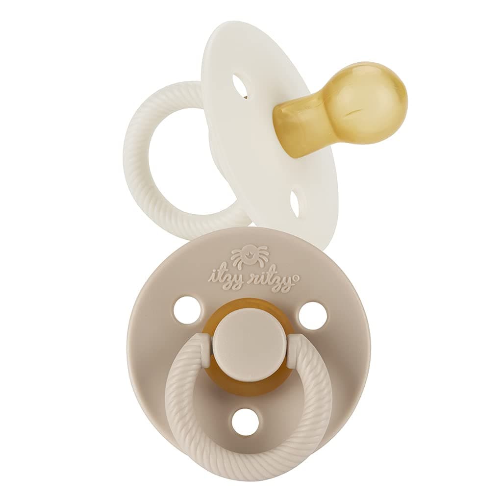 Natural Rubber Pacifiers, Set of 2
