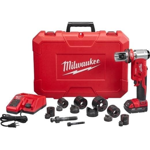 Milwaukee 2677-21 M18 FORCE LOGIC 6T Knockout Tool 1/2" - 2" Kit