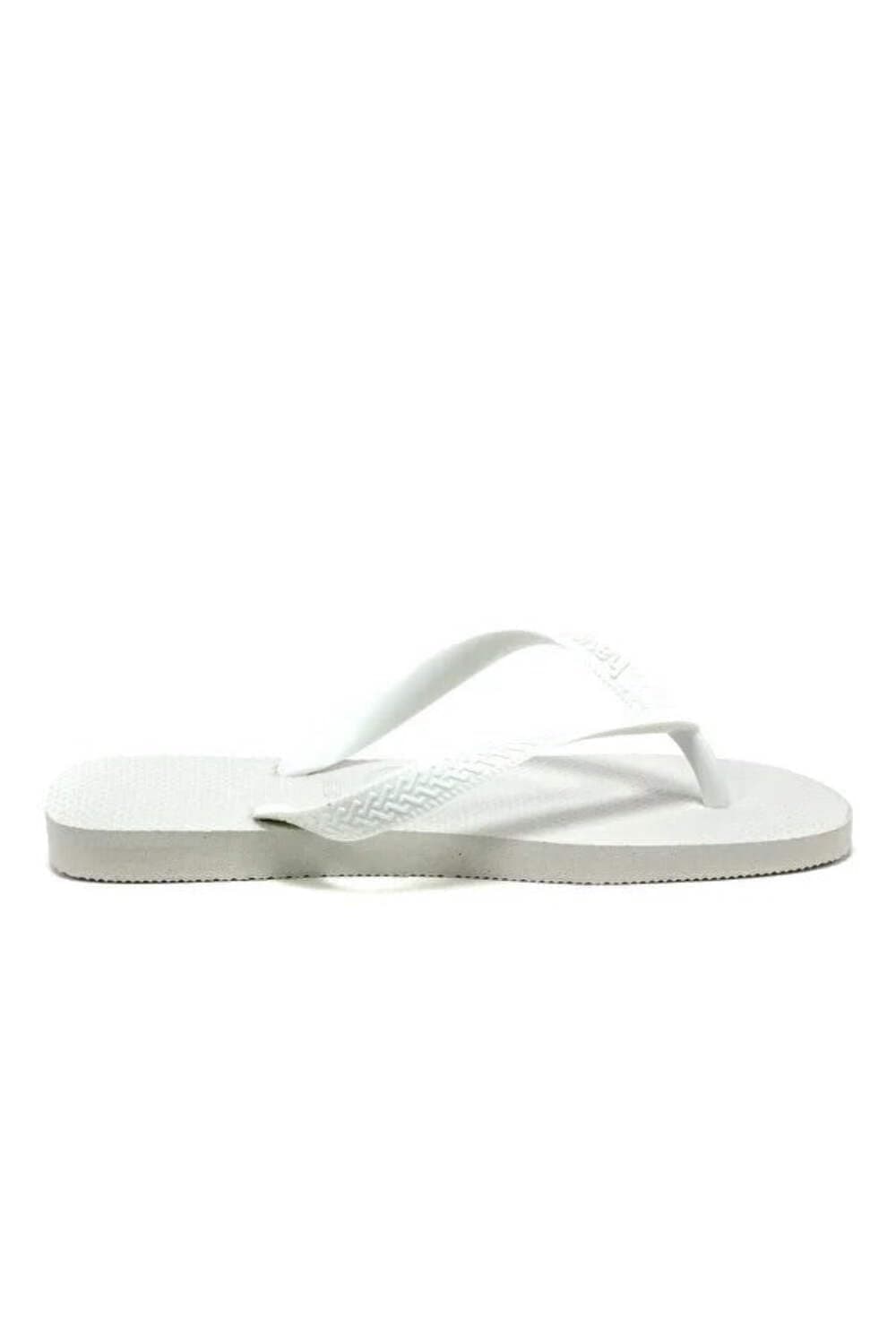 Unisex's Top Flip Flops, White, 3/4 UK
