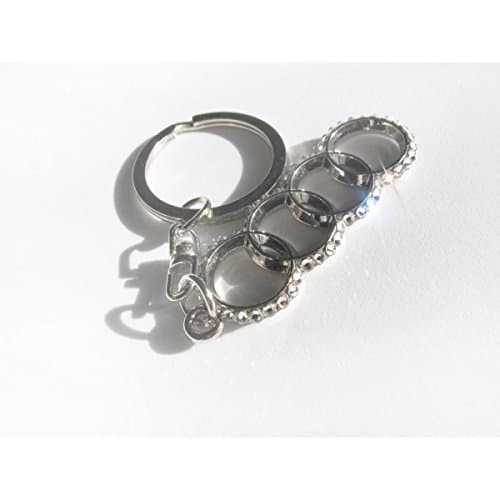 Bling keychain for Audi with Swarovski crystals