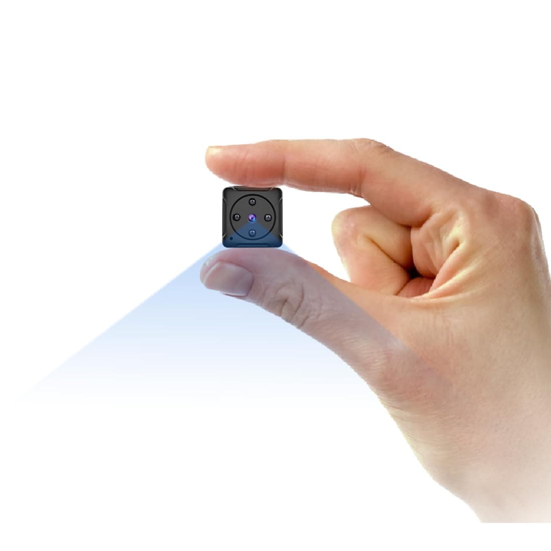 Mini Spy Camera Hidden, Full HD 1080P Portable Small Covert Home Nanny Cam with Motion Detection and Night Vision, Indoor/Outdoor Micro Security Surveillance Hidden Camera(No SD Card)