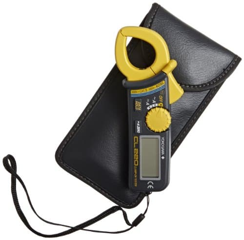 Yokogawa CL220 Clamp-On Test Meter for AC/DC Current, 59mm W x 147mm H x 25mm D