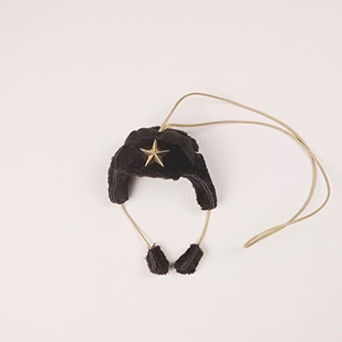 Rear view Mirror Hanger/ Keychain Accessory: Russian Trapper Hat/ Ushanka is 100% handmade by “Nerruma”.