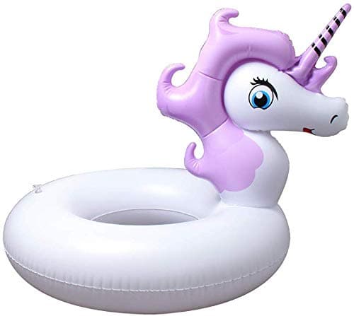 Pool Float, Pool Floats for Kids Inflatable Unicorn Float for Pool Kids Floaties Swim Rings Summer Toys for 5 10 Year Old Girls Boys Toddlers Child Floating Tubes