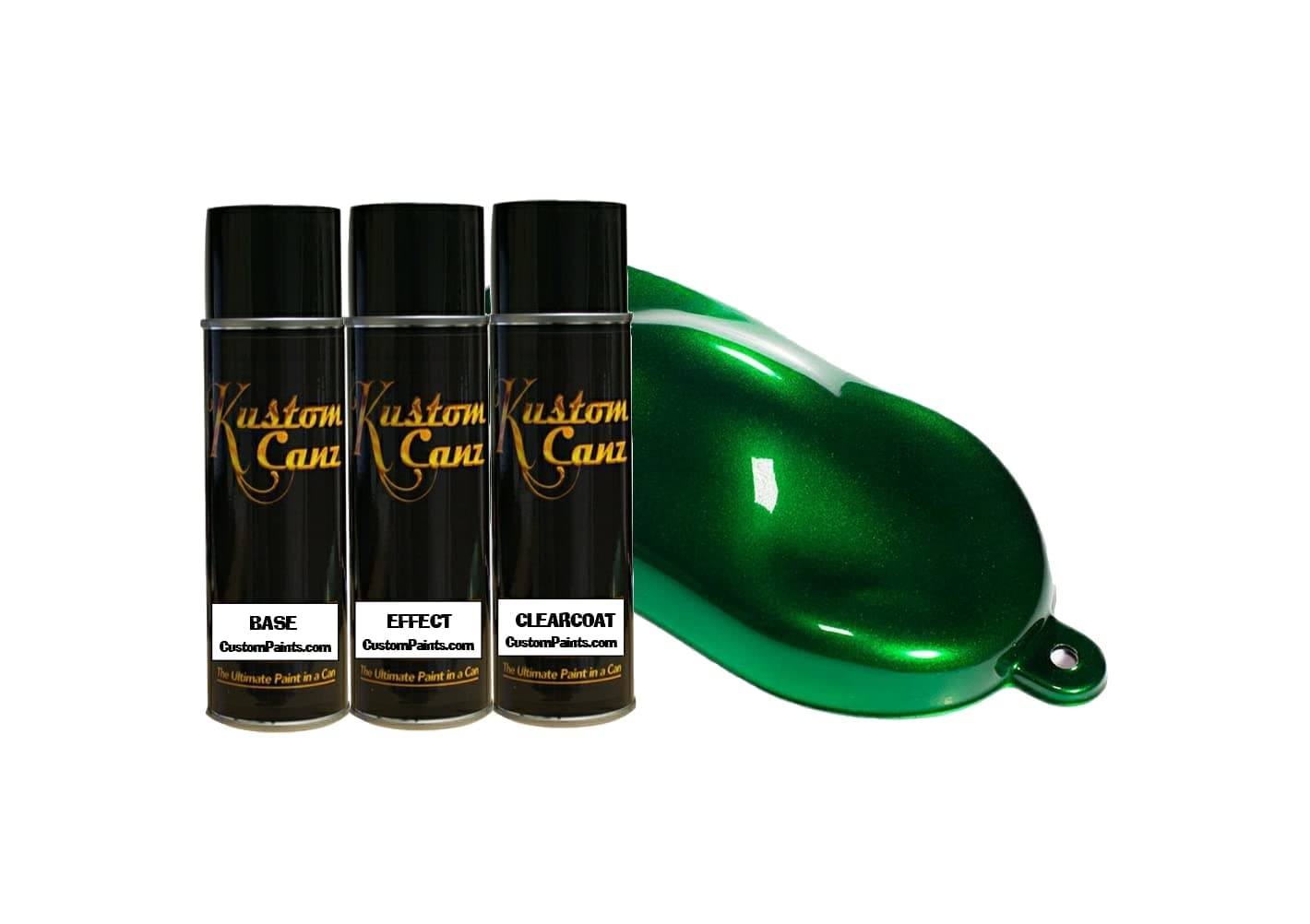 Kustom Canz Candy Emerald - Aerosol Can Kit