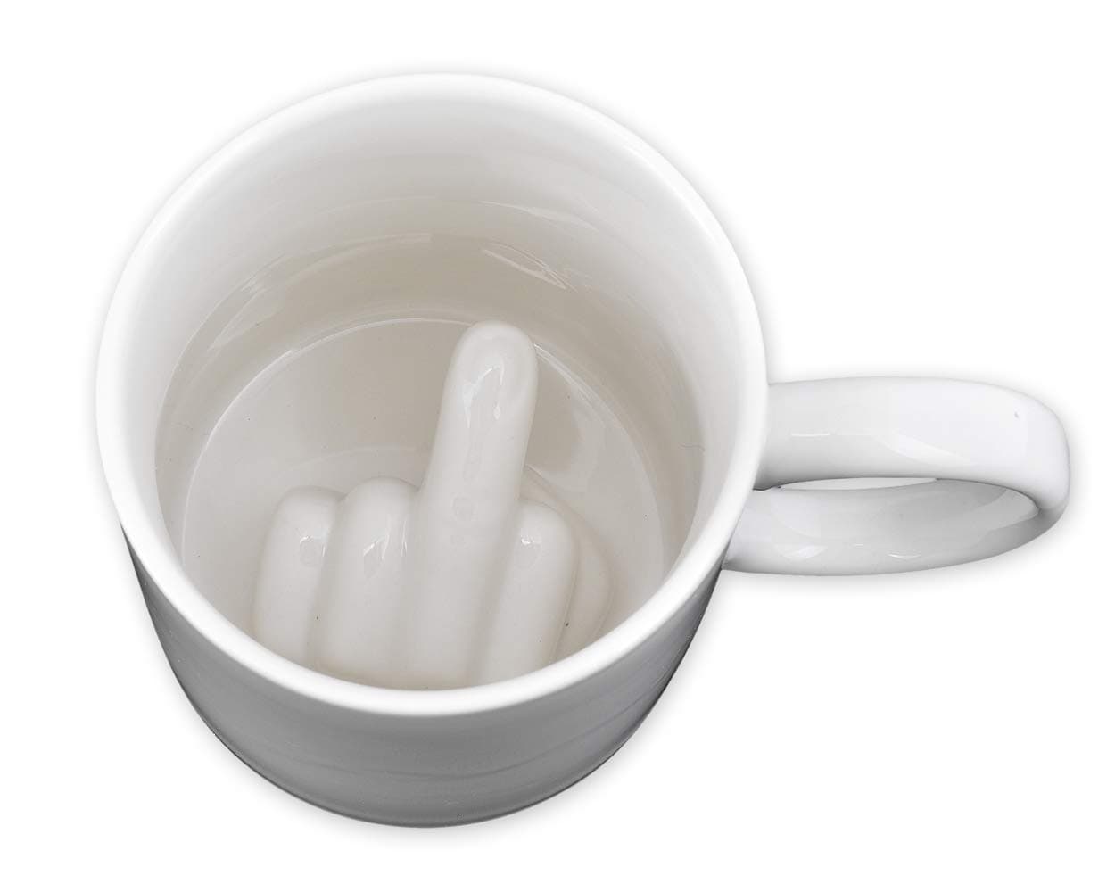 350ml Ceramic Middle Finger Coffee Cup