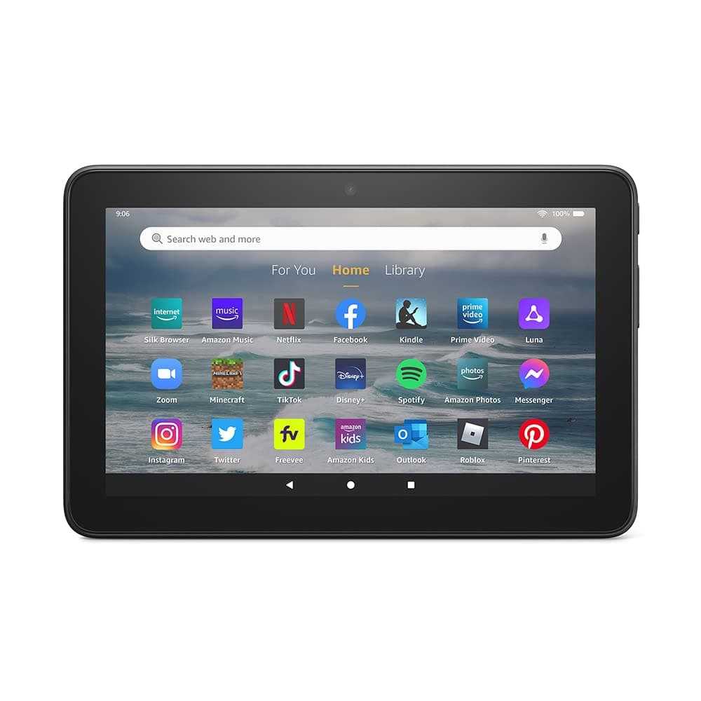 Like-New Amazon Fire 7 tablet (newest model) 7” display, read and watch, under $80 with 10-hour battery life, 32 GB, Black