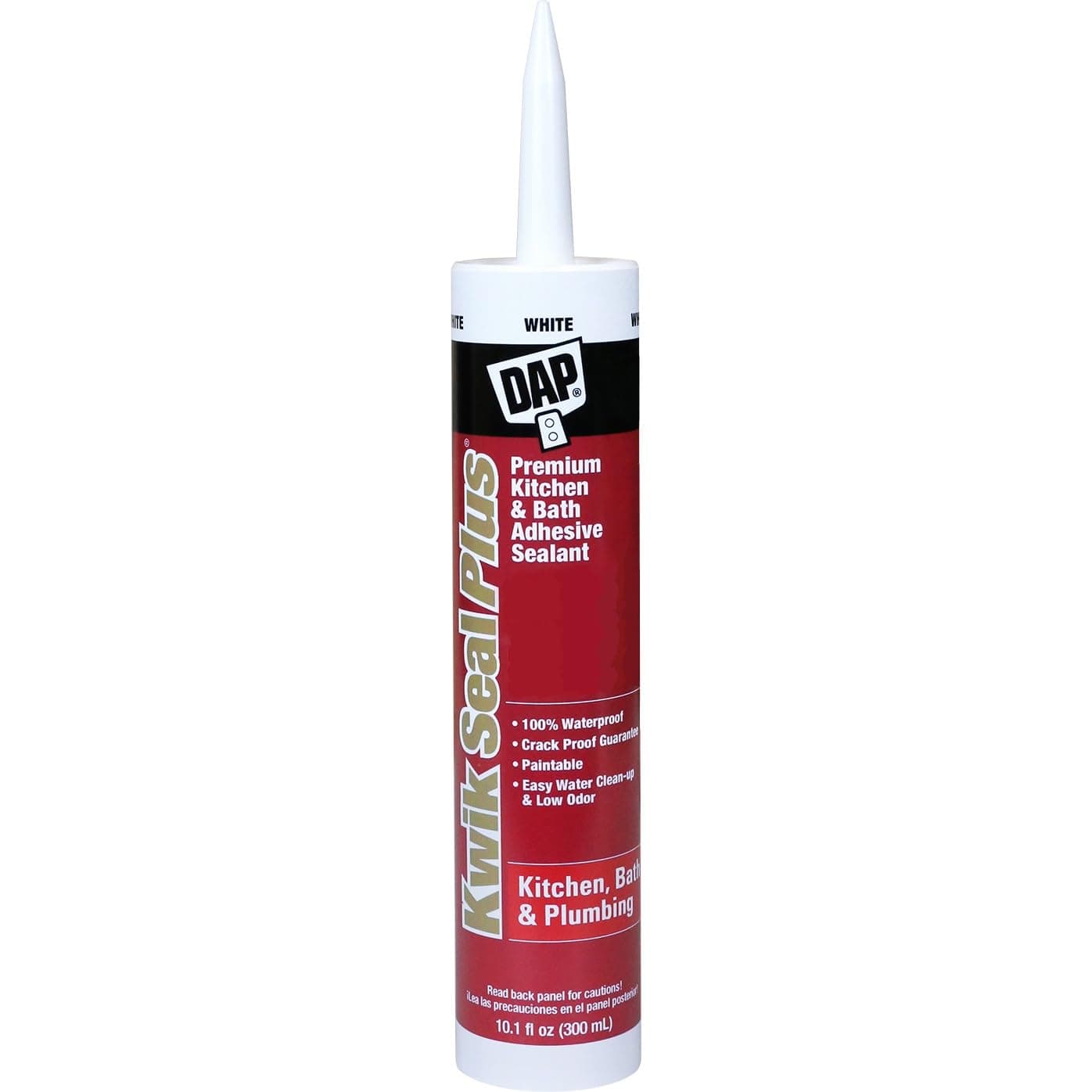 Dap 10.1OZ Kwikseal Plus White Mic Caulk