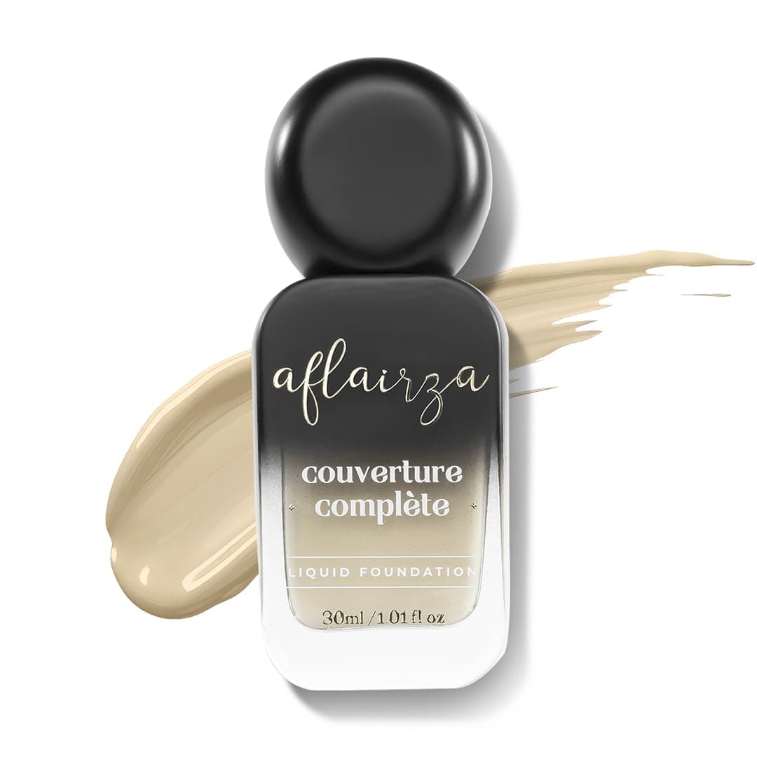 Couverture Complete Liquid Foundation 30ml (01 Fair Light) - Full Coverage, Lightweight, Hydrating, Water-Resistant, Long-Lasting, Nourishing, Paraben-Free, Vegan Makeup