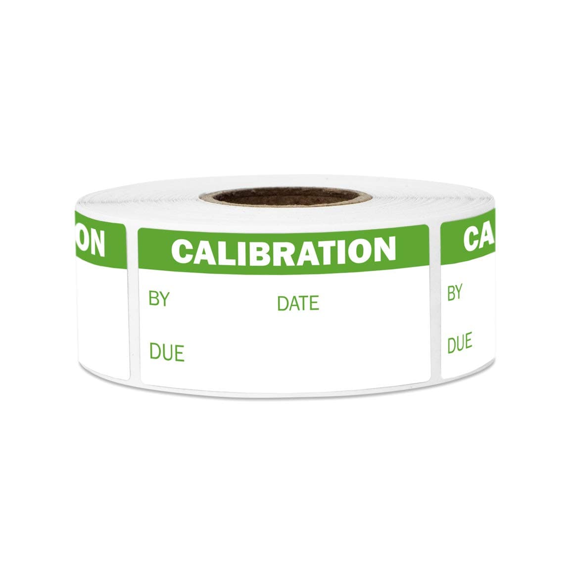 Calibration Stickers - 2 x 1 Inch Mini Label - Write On Adhesive for NIST & ISO-9000 Calibration Inspection Quality Control Mini Label Stickers - 300 Count/Roll